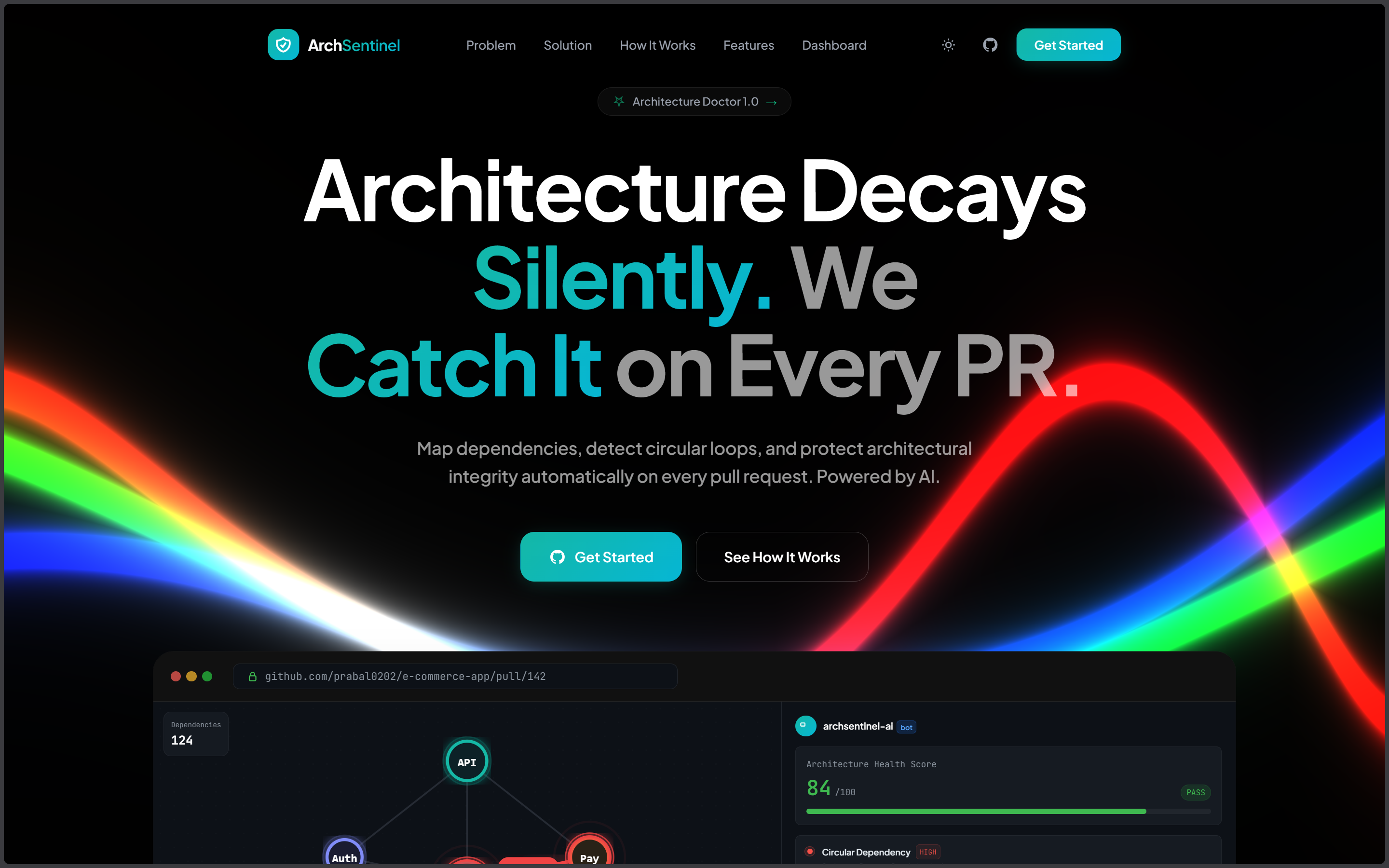 ArchSentinel — landing page